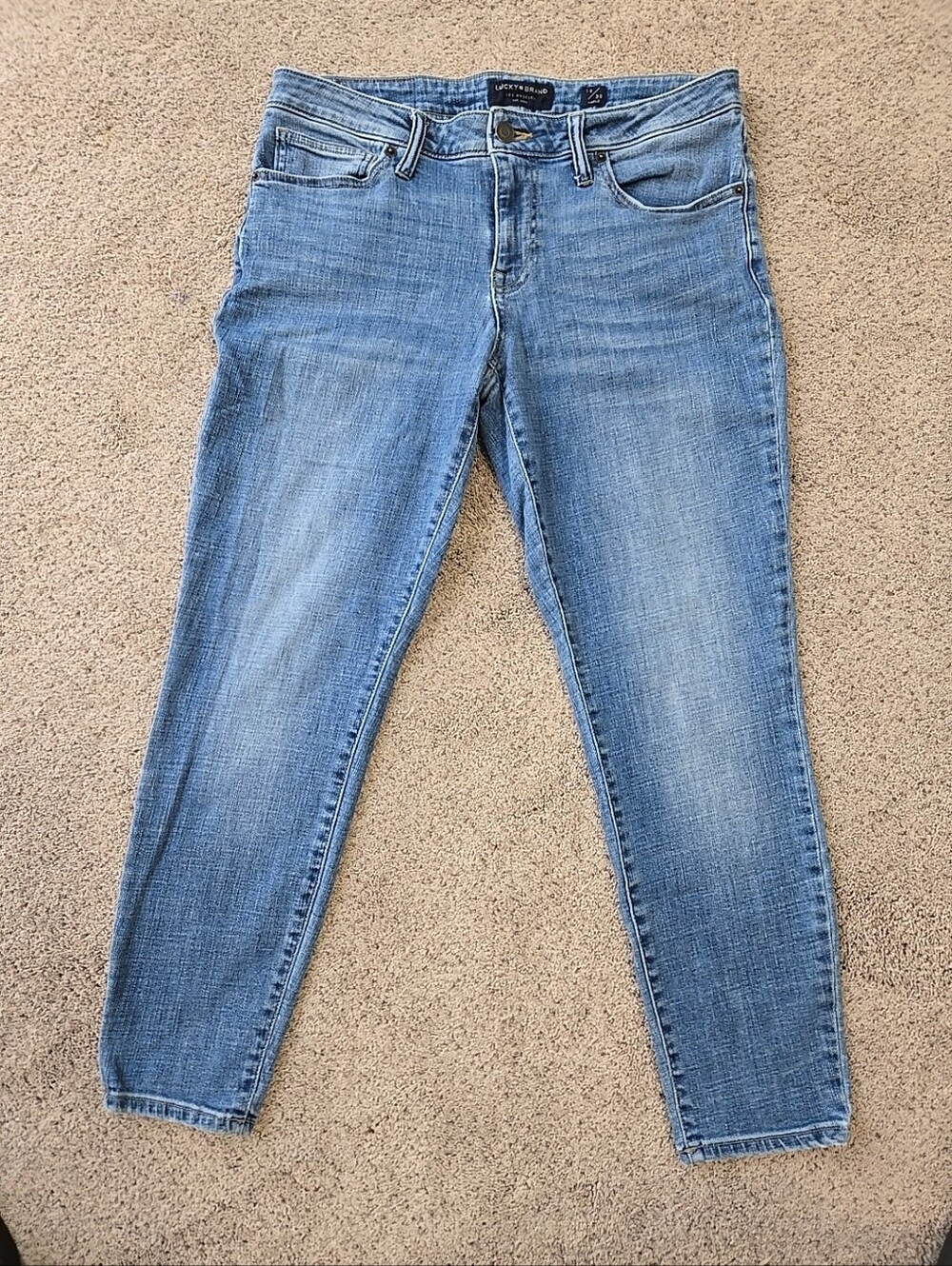 Lucky Brand Women's Jeans Low Rise Skinny Lolita Ankle Light Wash Jeans Size 10 - Picture 4 of 6